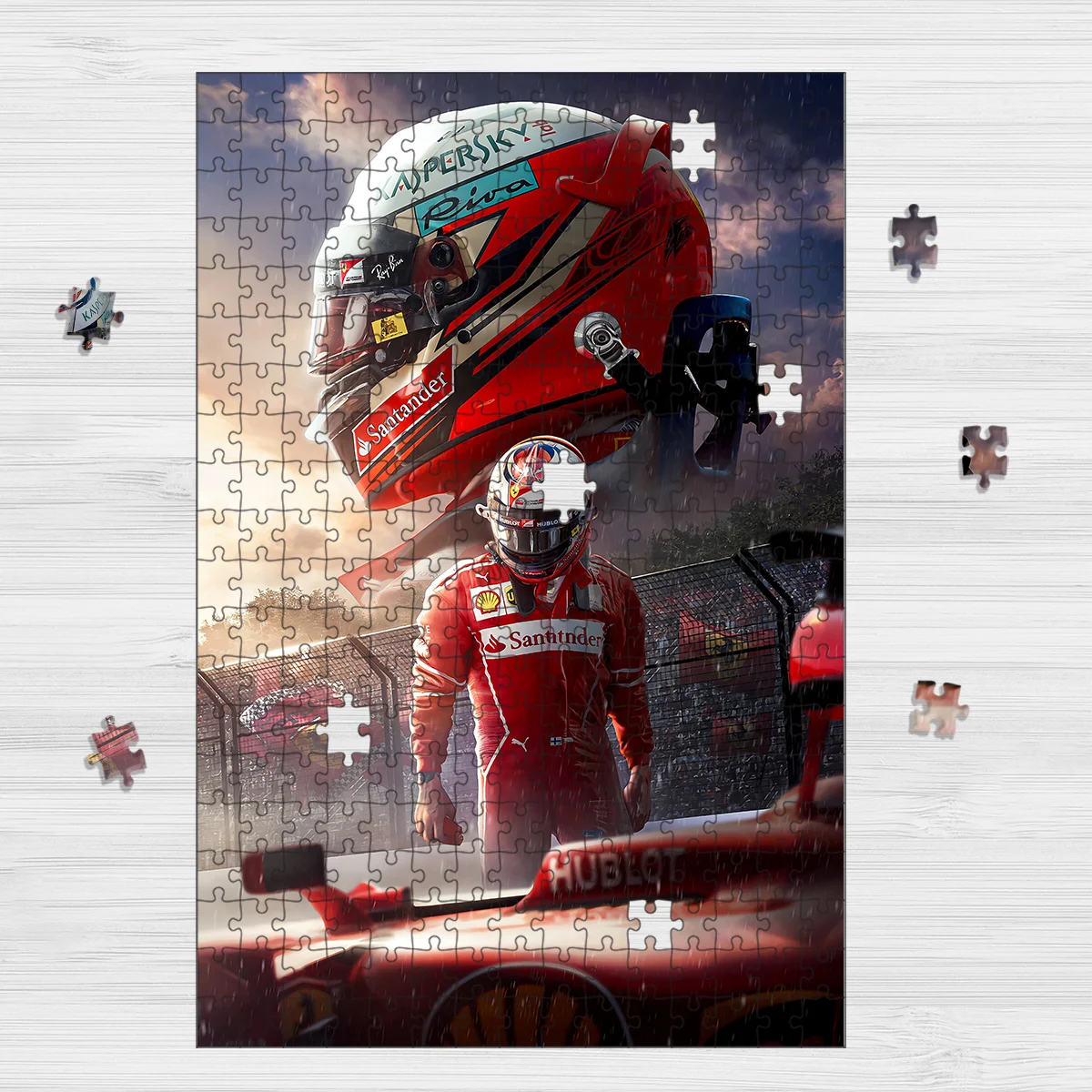 Kimi Raikkonen - Jigsaw Puzzle Game For F1 Fans BLF1PZ13