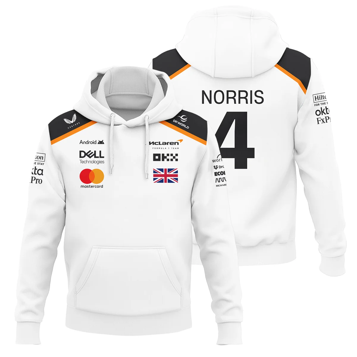 Lando Norris LN4 McLaren F1 Hoodie BLF19625A1HD