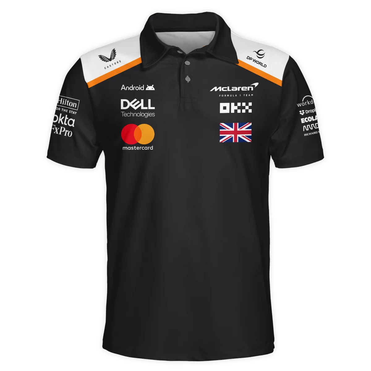 Lando Norris LN4 McLaren F1 Polo Shirt BLF19625A2PL - Image 2