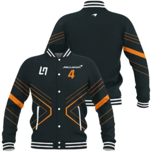 Lando Norris McLaren F1 Baseball Jacket BLMCL10425A3BJ