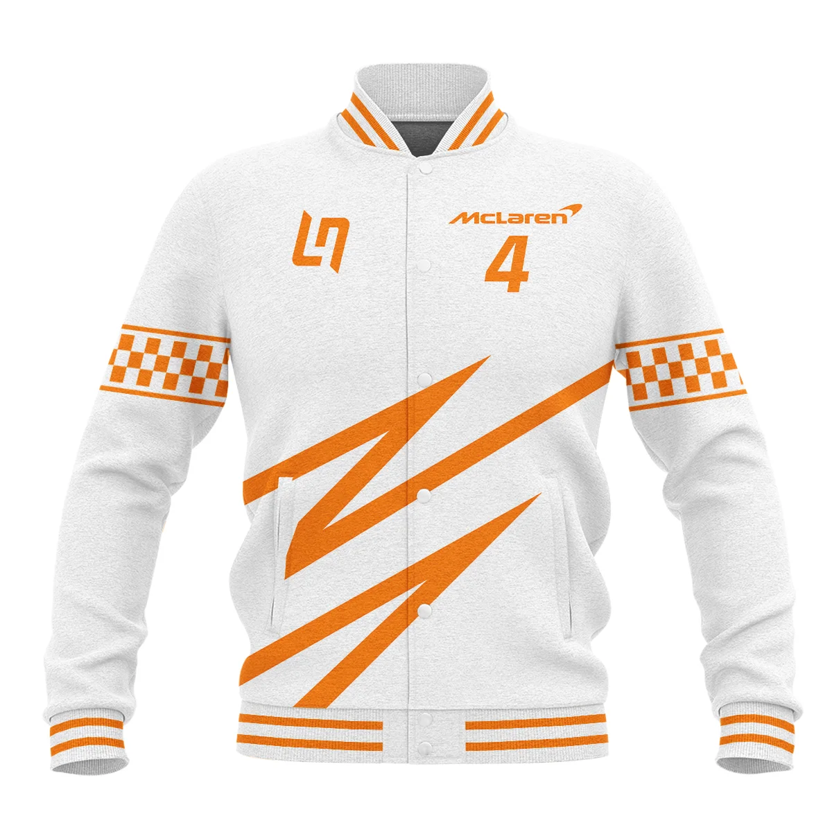 Lando Norris McLaren F1 Baseball Jacket BLMCL10425A4BJ - Image 2