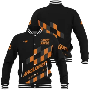 Lando Norris McLaren F1 Baseball Jacket BLMCL10425A6BJ