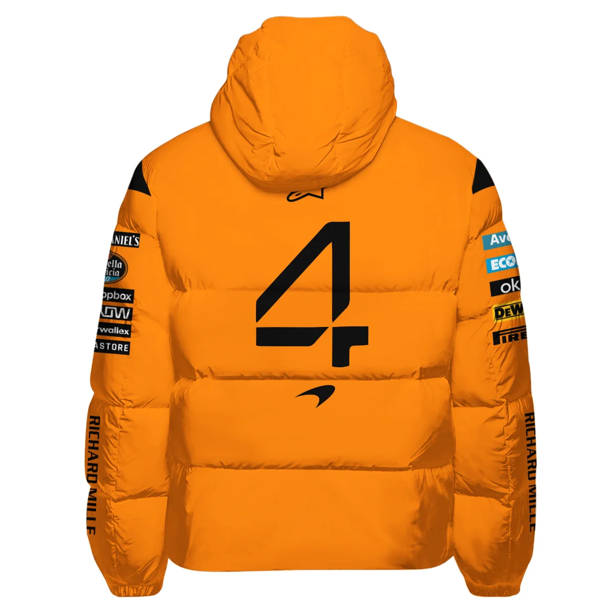 Lando Norris McLaren F1 Down & Puffer Jackets BLF1180525A1HCJ - Image 3
