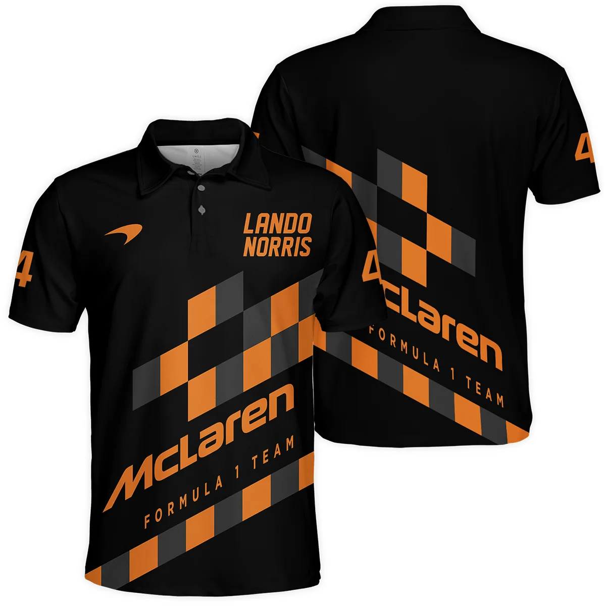 Lando Norris McLaren F1 Polo Shirt All Over Prints BLMCL10425A6PL
