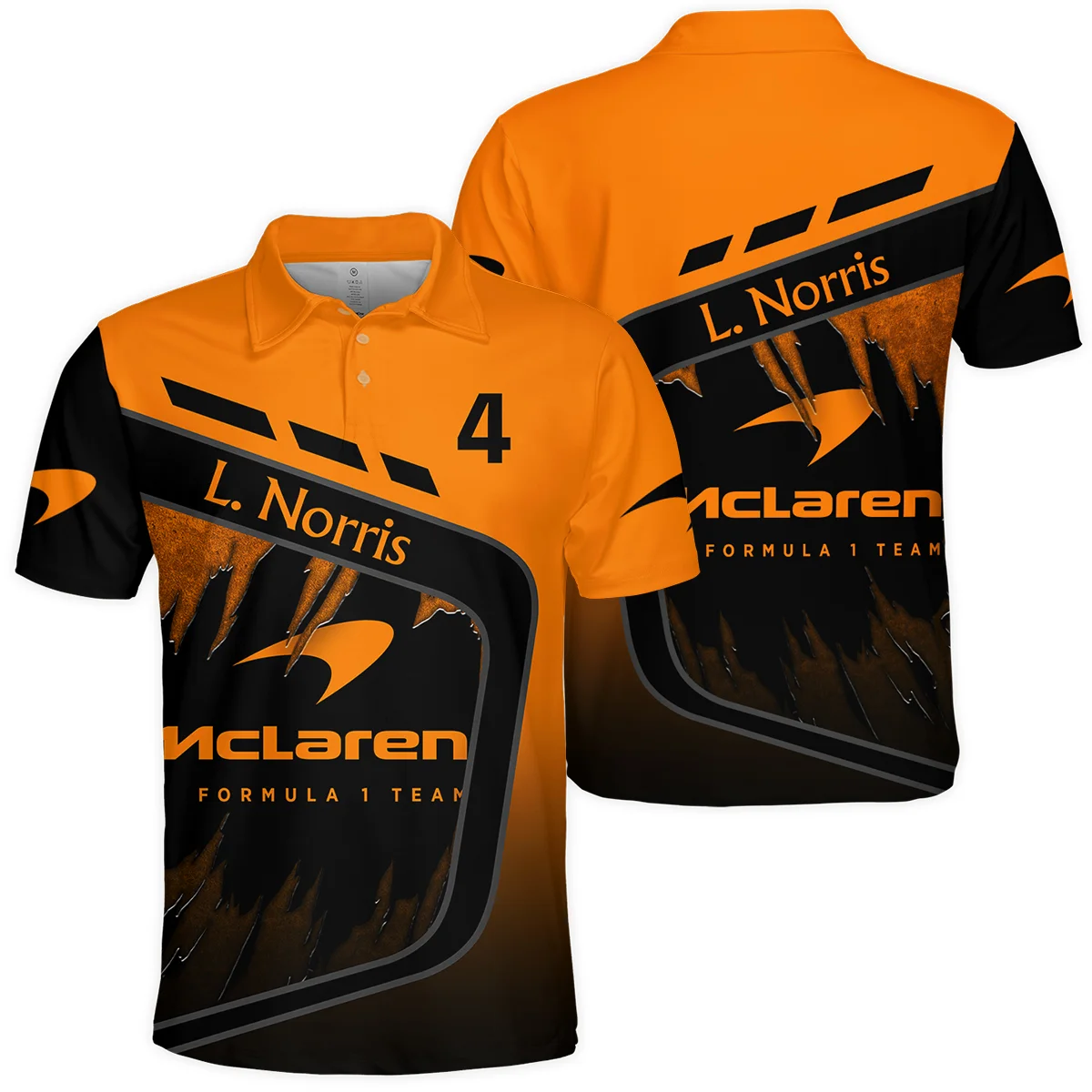 Lando Norris McLaren F1 Polo Shirt All Over Prints BLMCL3425A1PL