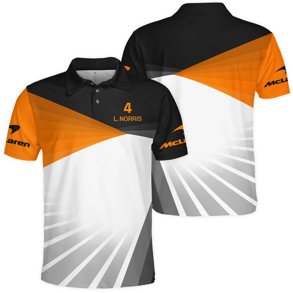 Lando Norris McLaren F1 Polo Shirt All Over Prints BLMCL3425A3PL