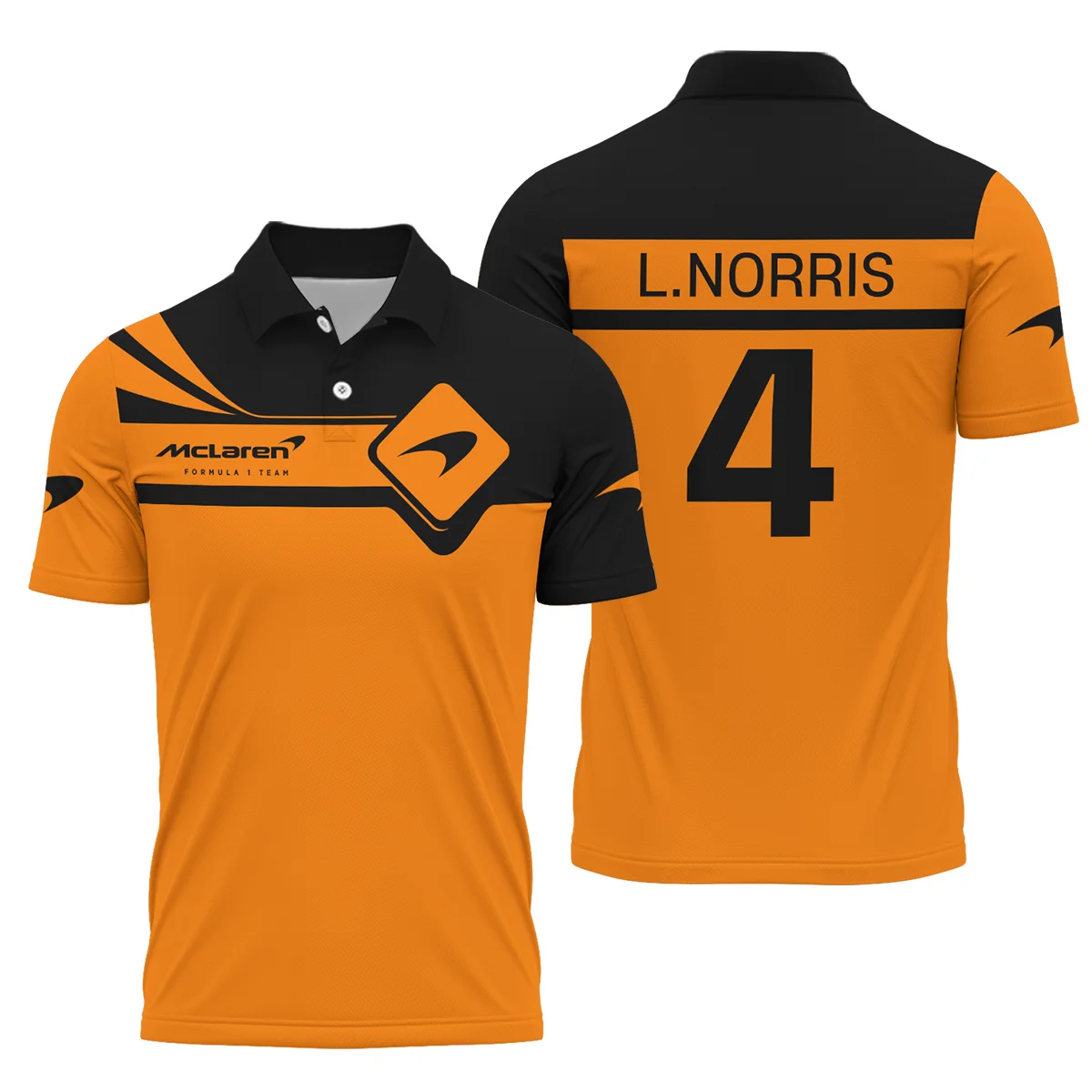 Lando Norris McLaren F1 Polo Shirt All Over Prints BLMCL5525A2PL