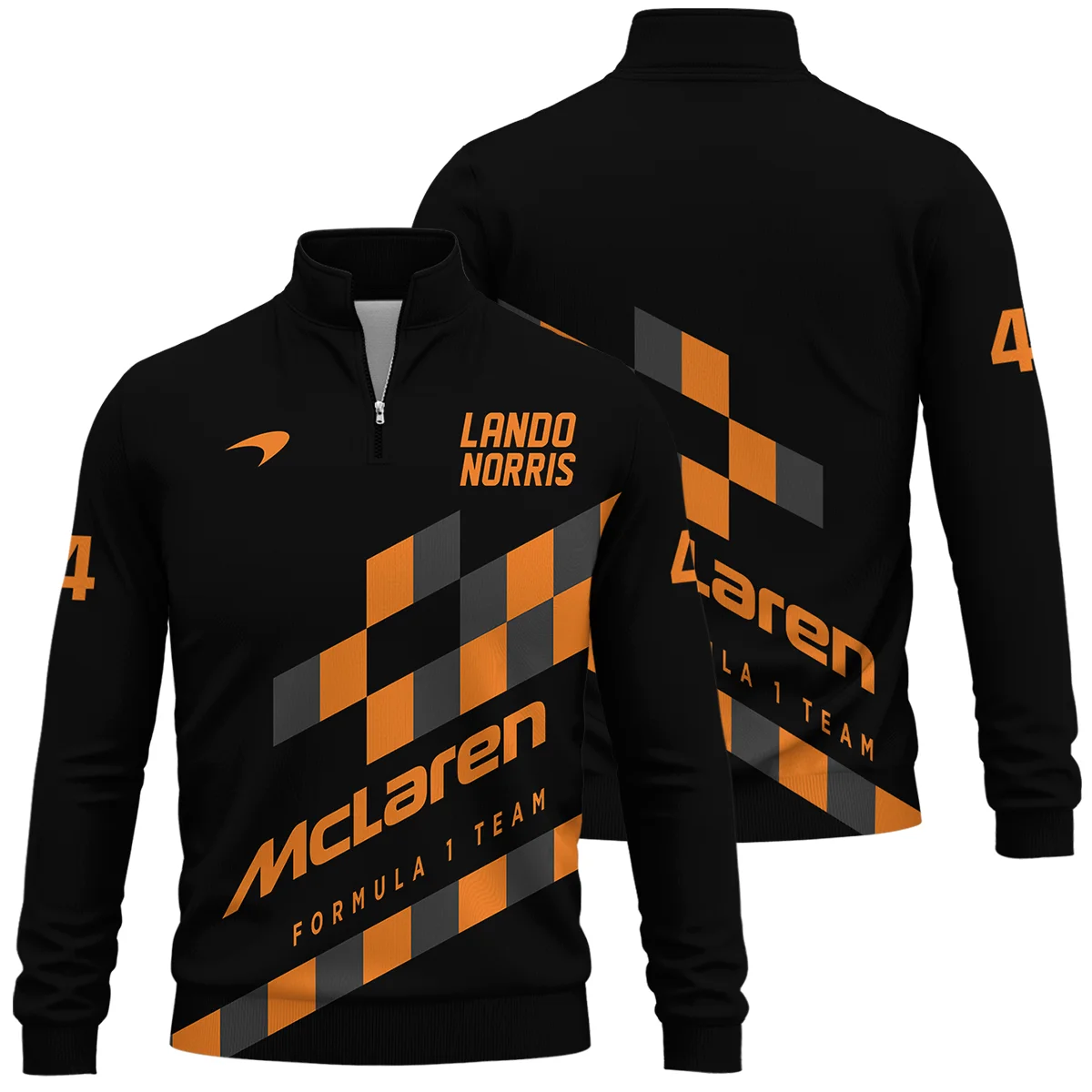 Lando Norris McLaren F1 Quarter-Zip Sweatshirt All Over Prints BLMCL10425A6QTZ