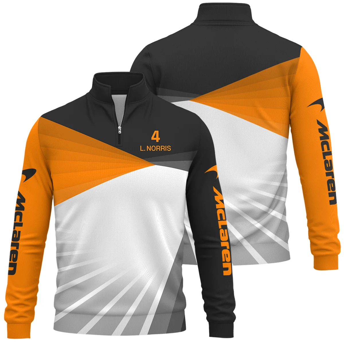 Lando Norris McLaren F1 Quarter-Zip Sweatshirt All Over Prints BLMCL3425A3QTZ