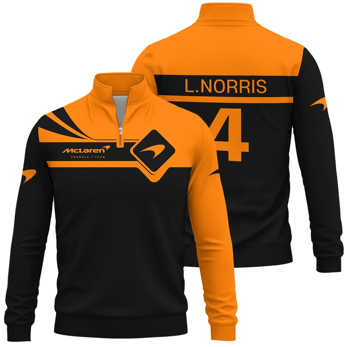 Lando Norris McLaren F1 Quarter-Zip Sweatshirt All Over Prints BLMCL5525A1QTZ