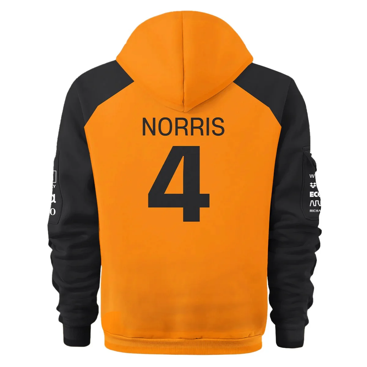Lando Norris McLaren Formula One Logo Hoodie Half Zipper BLF1290325A1MCLHDF - Image 3