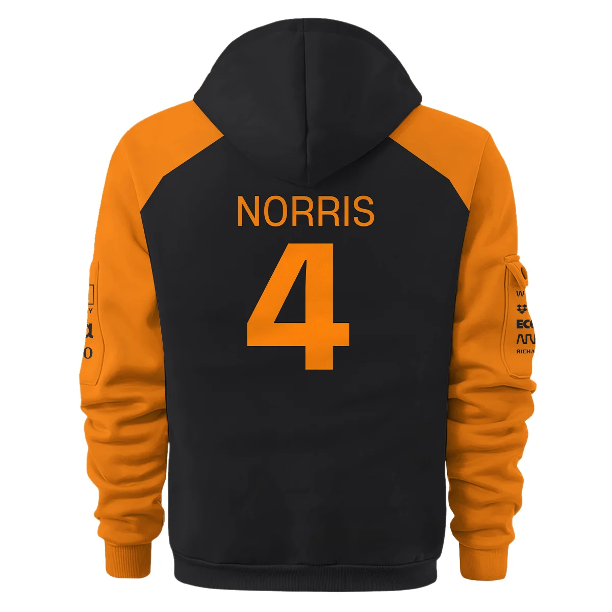 Lando Norris McLaren Formula One Logo Hoodie Half Zipper BLF1290325A2MCLHDF - Image 3