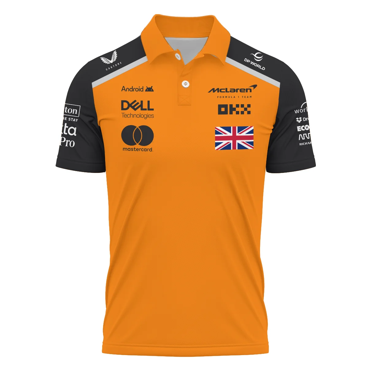 Lando Norris McLaren Formula One Logo Polo Shirt BLF1290325A1MCLPL - Image 3