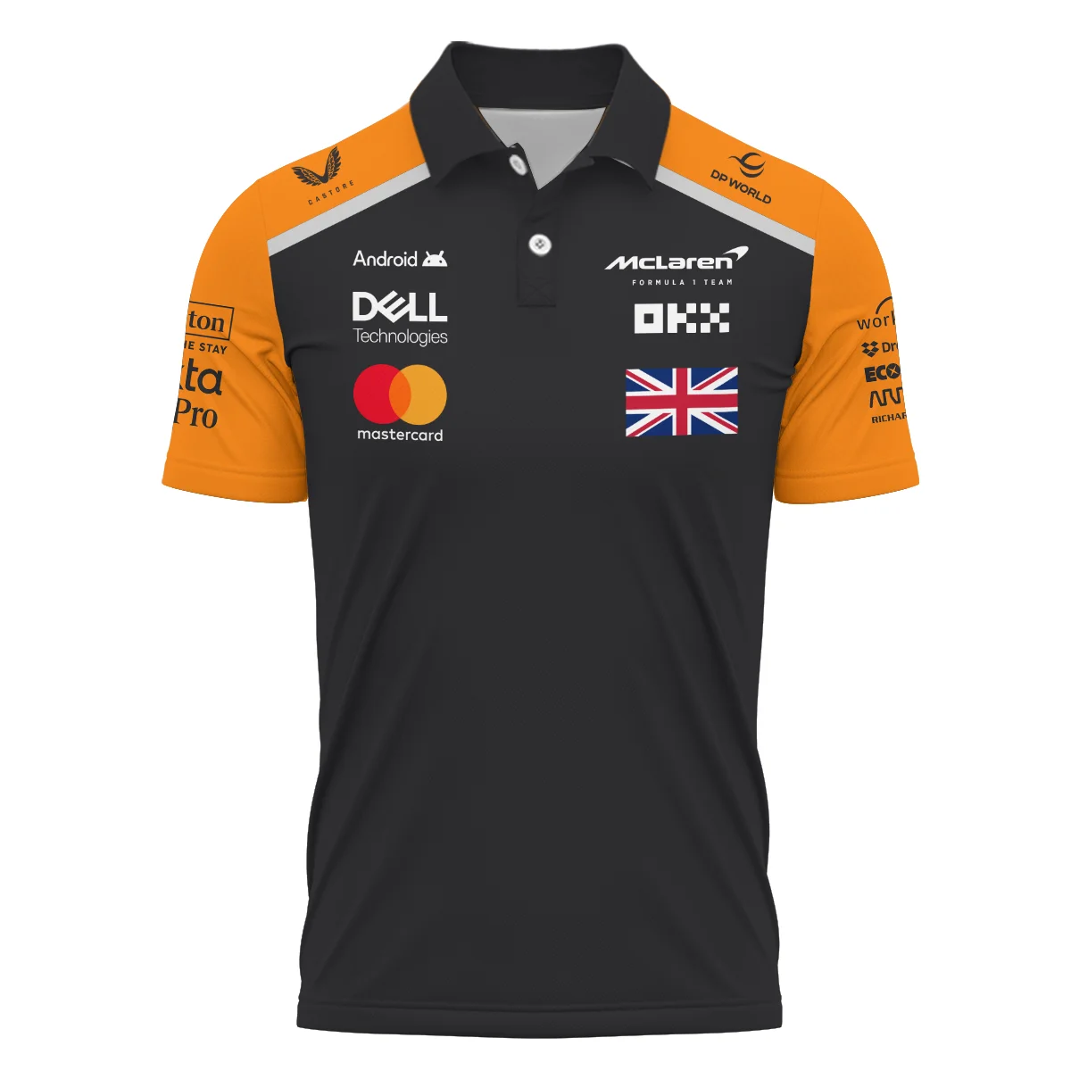 Lando Norris McLaren Formula One Logo Polo Shirt BLF1290325A2MCLPL - Image 2