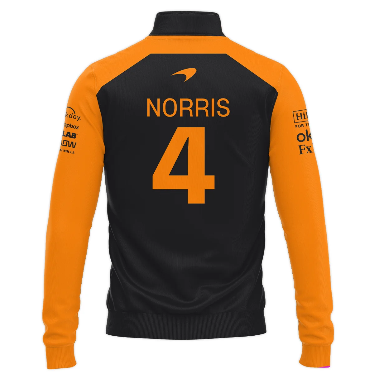 Lando Norris McLaren Formula One Logo Quarter-Zip Sweatshirt BLF1290325A2MCLQZS - Image 3