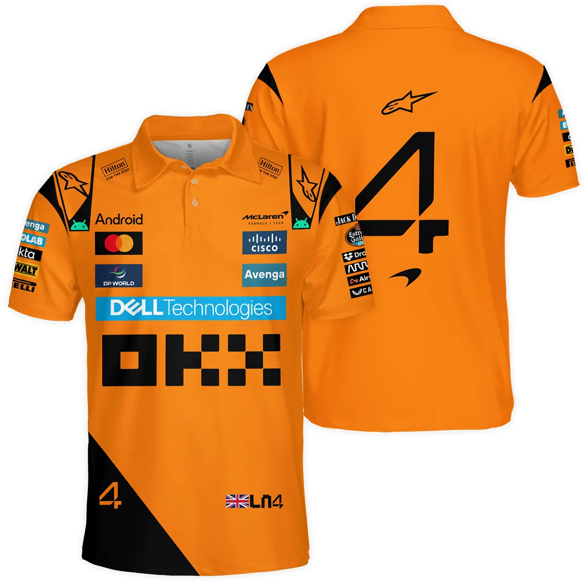 Lando Norris McLaren Formula One Polo Shirt BLF1180525A1PL