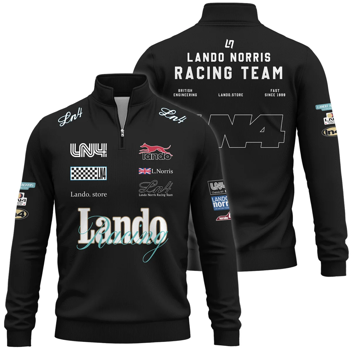 Lando Norris Racing Quarter-Zip Sweatshirt BLVALN051225A7QZS