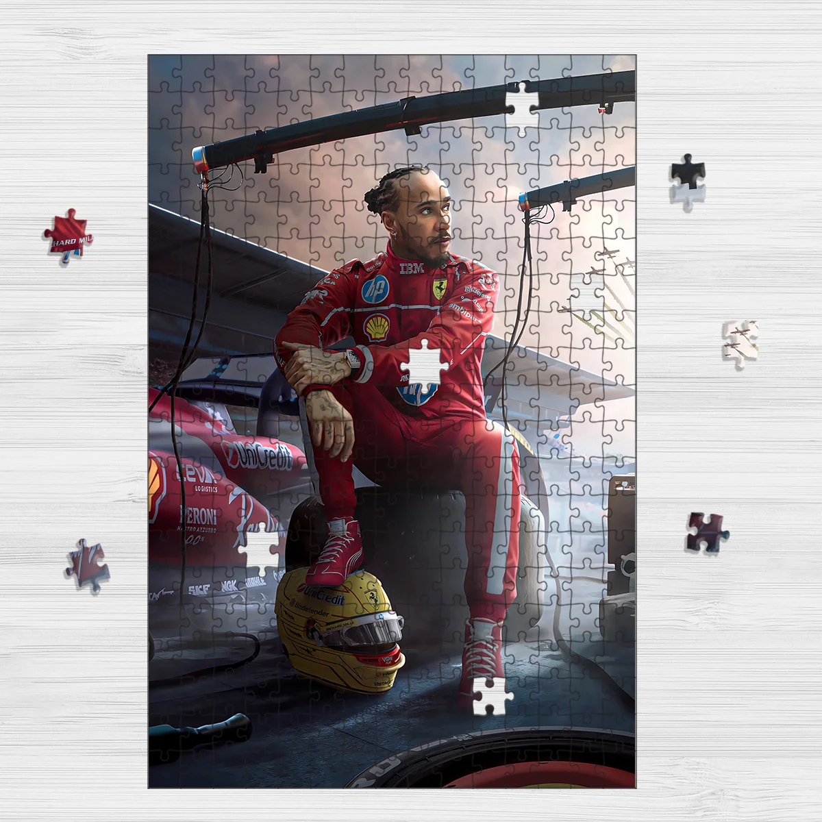 Lewis Hamilton - Jigsaw Puzzle Game For F1 Fans BLF1PZ11