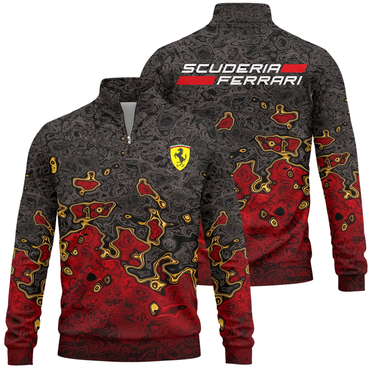 Limited Edition Ferrari F1 Quarter-Zip Sweatshirt BLFRR15925A3QZS - Race Day Outfit
