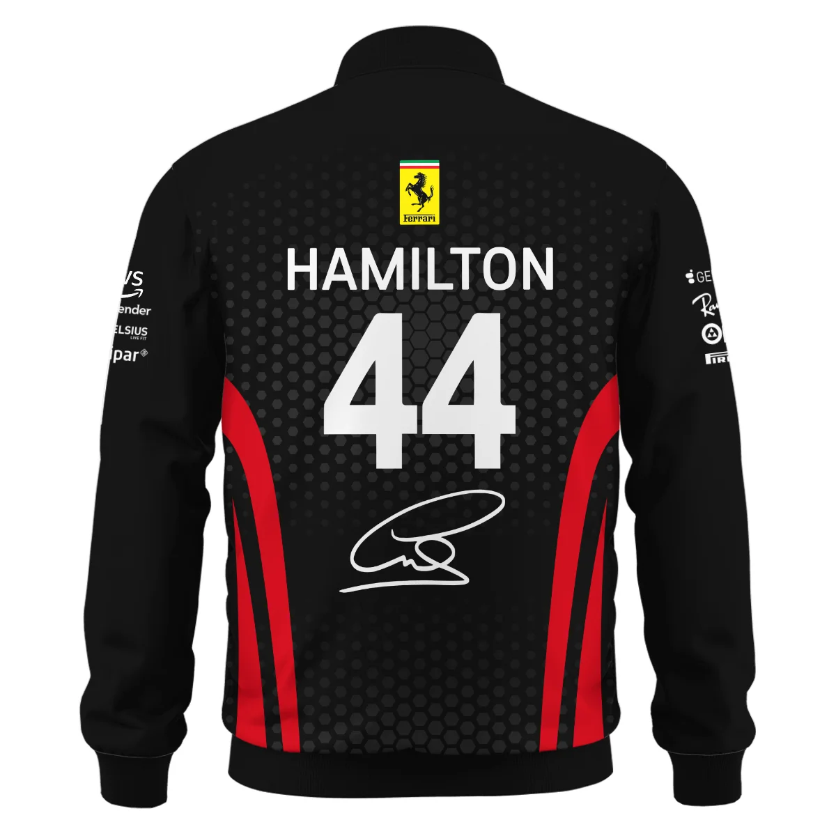 Limited Edition Lewis Hamilton Ferrari F1 Team - Bomber BLH281025A1BB - Image 3