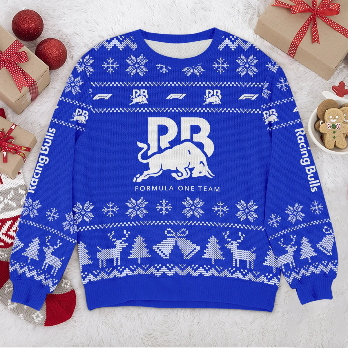Limited Edition Racing Bulls Formula 1 - Ugly Sweater BLVAF1220925A4RAC - Image 4