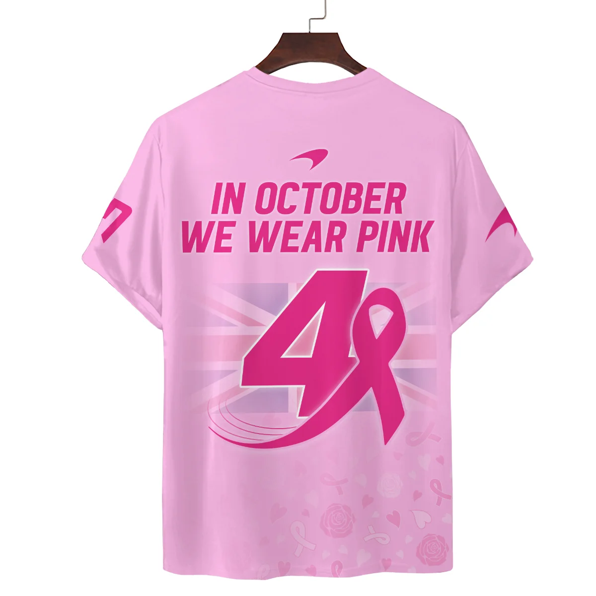 LN4 In October We Wear Pink Women T-Shirt BLNR7925A1TS - Image 3