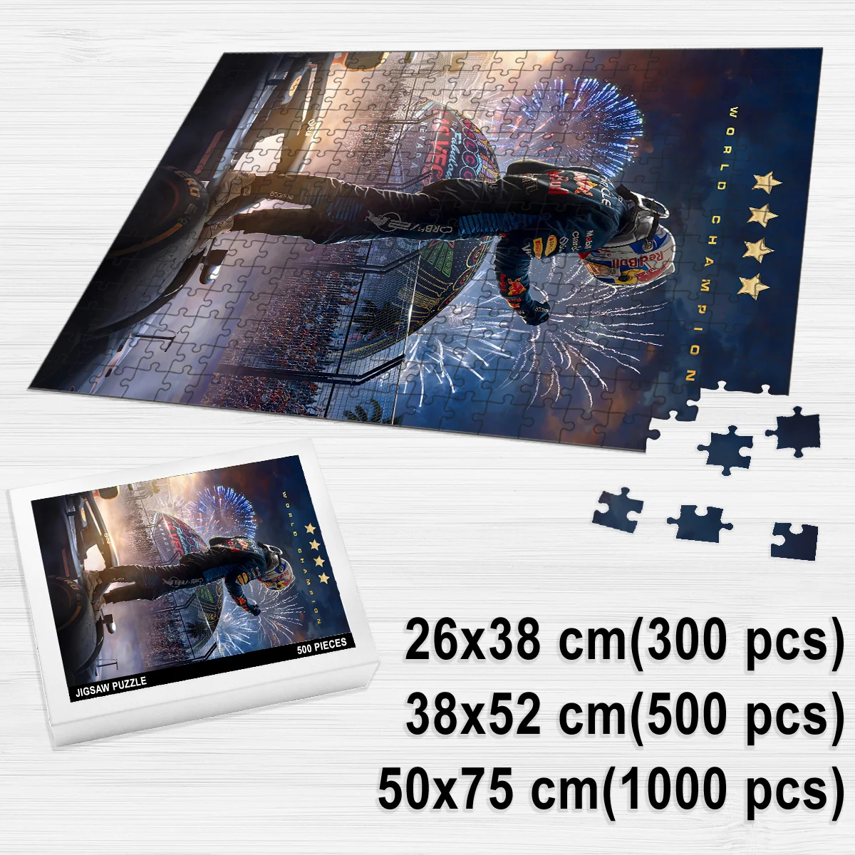 Alternative view of Max Verstappen - Jigsaw Puzzle Game For F1 Fans BLF1PZ15