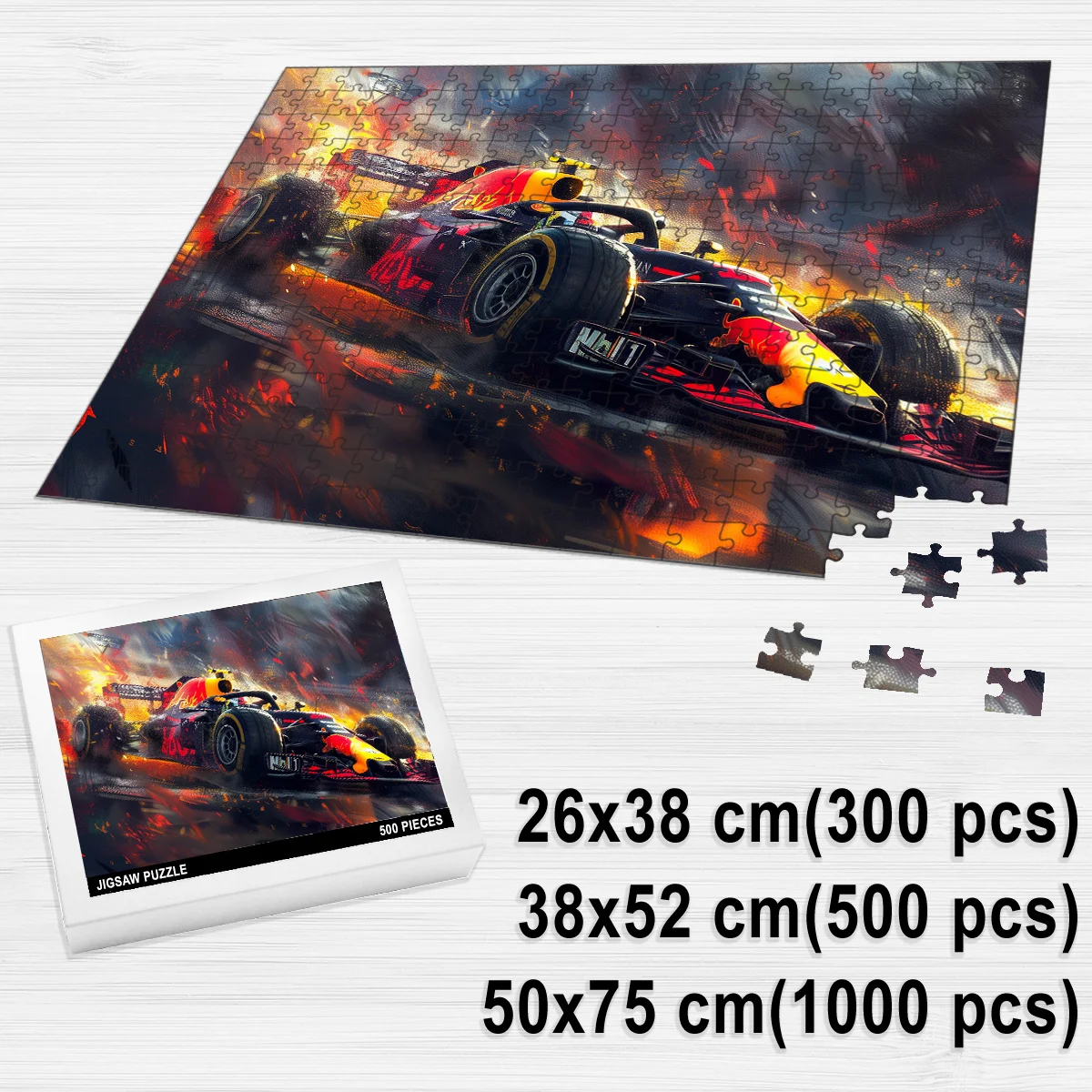 Alternative view of Max Verstappen - Jigsaw Puzzle Game For F1 Fans BLF1PZ4