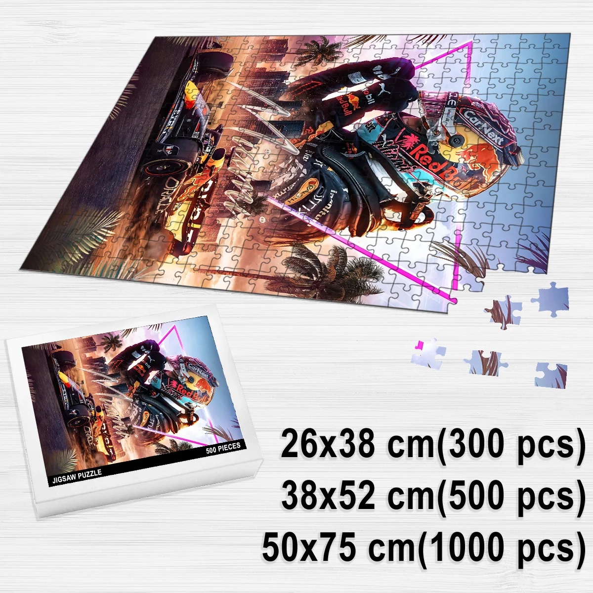 Alternative view of Max Verstappen - Jigsaw Puzzle Game For F1 Fans BLF1PZ9