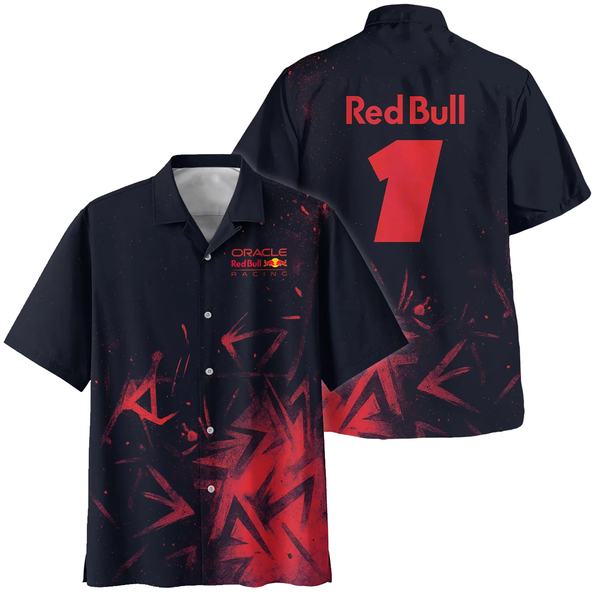 Max Verstappen Red Bull Racing F1 Hawaiian Shirt BLRBR20525A4HW - Formula Racing Apparel