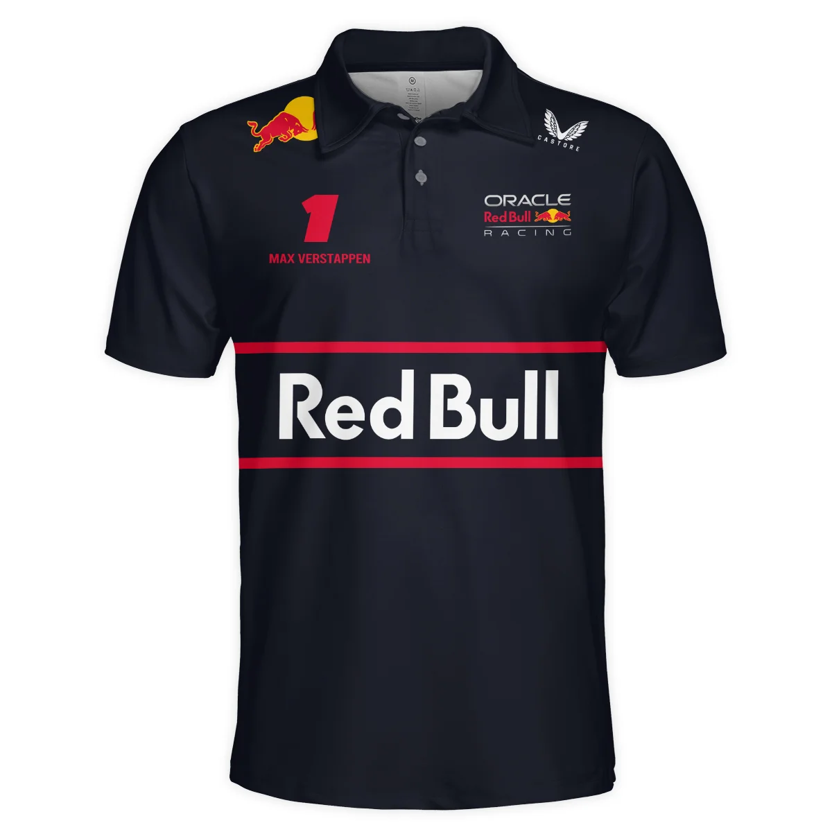 Alternative view of Max Verstappen Red Bull Racing F1 Polo Shirt All Over Prints BLRBR10525A1PL