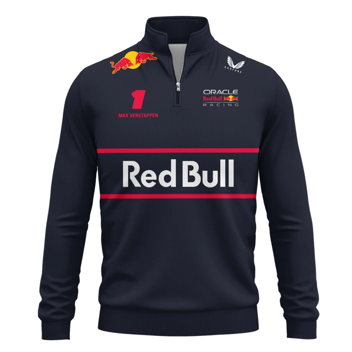Alternative view of Max Verstappen Red Bull Racing F1 Quarter-Zip Sweatshirt All Over Prints BLRBR10525A1QTZ