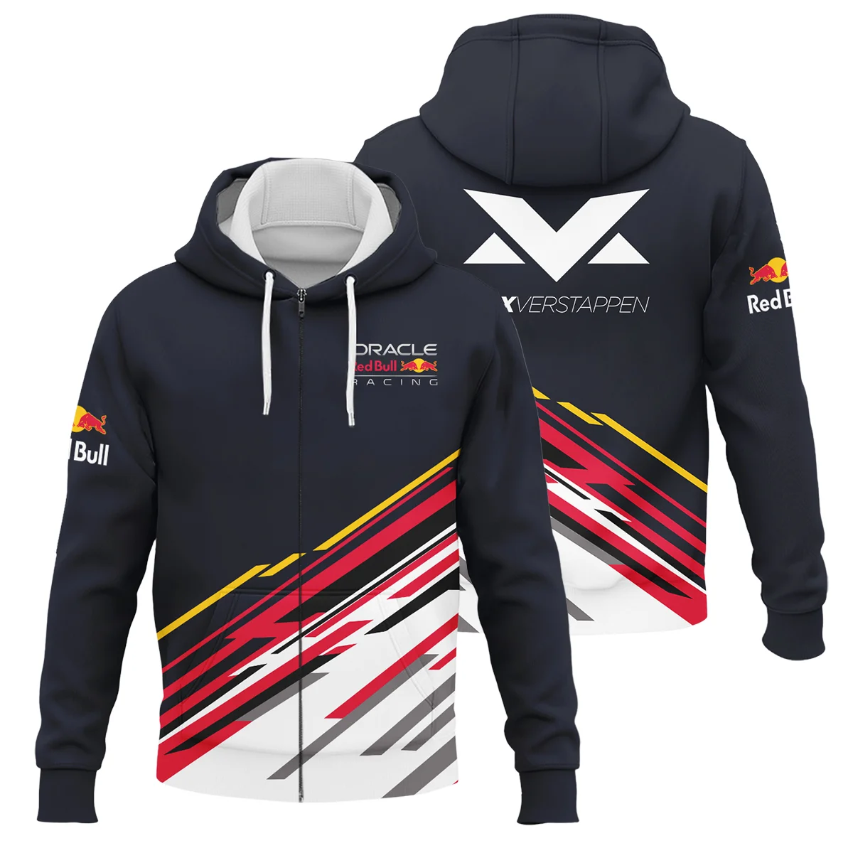 Max Verstappen Red Bull Racing F1 Zipper Hoodie BLRBR20525A2ZHD