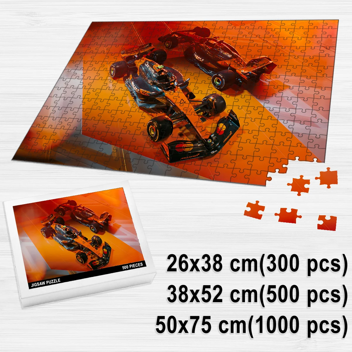 Alternative view of McLaren F1 - Jigsaw Puzzle Game For F1 Fans BLF1PZ1