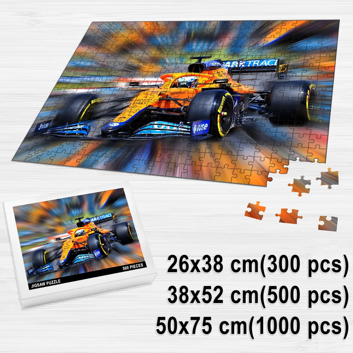Alternative view of McLaren F1 - Jigsaw Puzzle Game For F1 Fans BLF1PZ5