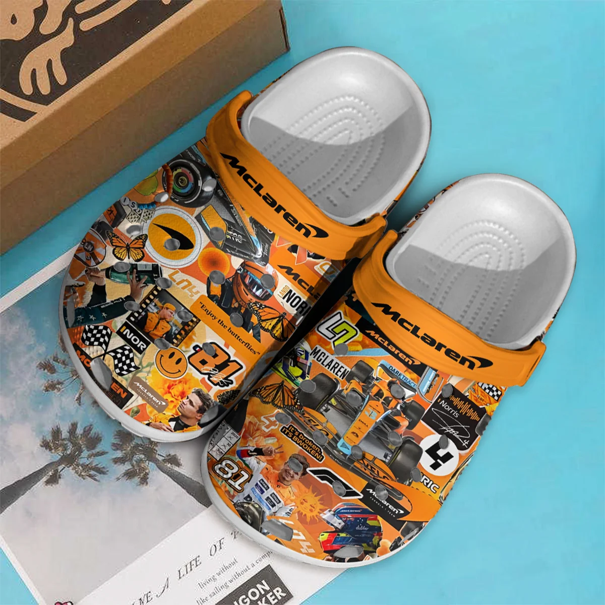 McLaren F1 Crocs - Waterproof Odor-resistant Antimicrobial BLMCL8425A16 - Image 2