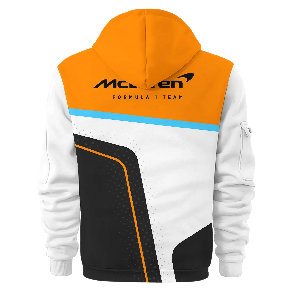 McLaren F1 Logo Hoodie Half Zip BLMCL10425A53HZ - Image 3