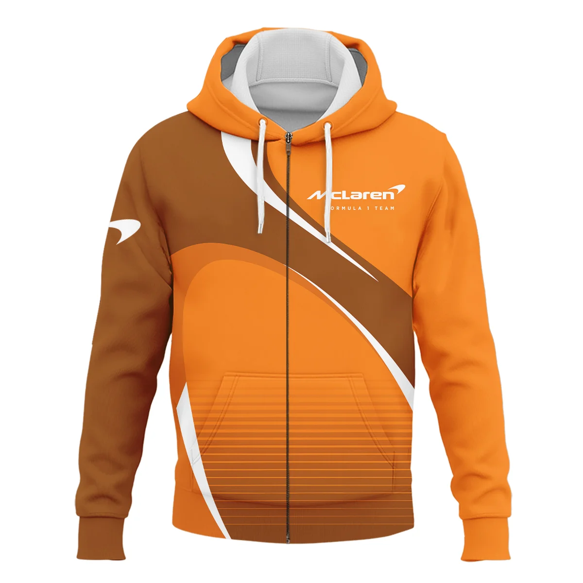 McLaren F1 Logo Zipper Hoodie BLMCL9525A2ZHD - Image 2