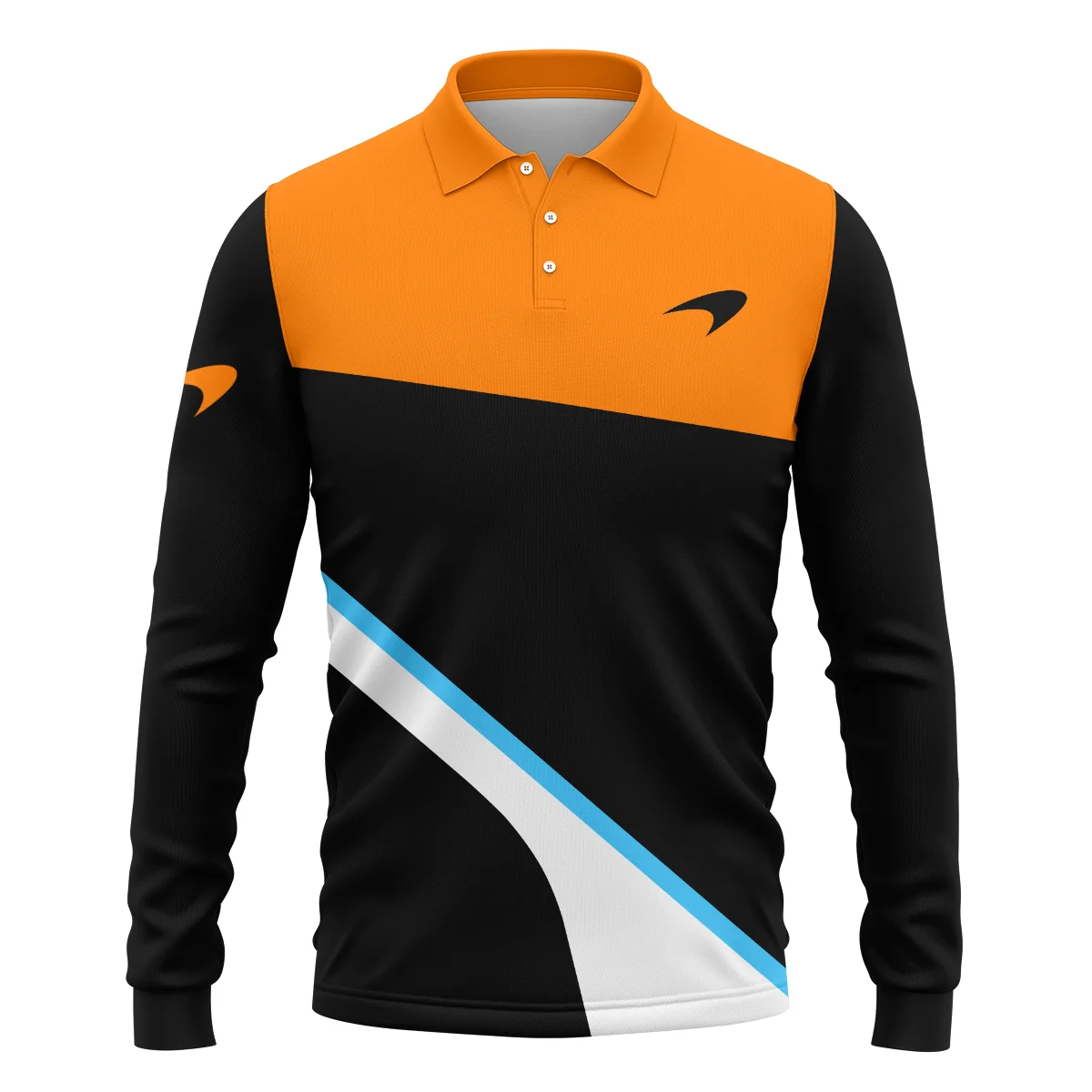 McLaren F1 Long Polo Shirt All Over Prints BLMCL9525A1LPL - Image 2