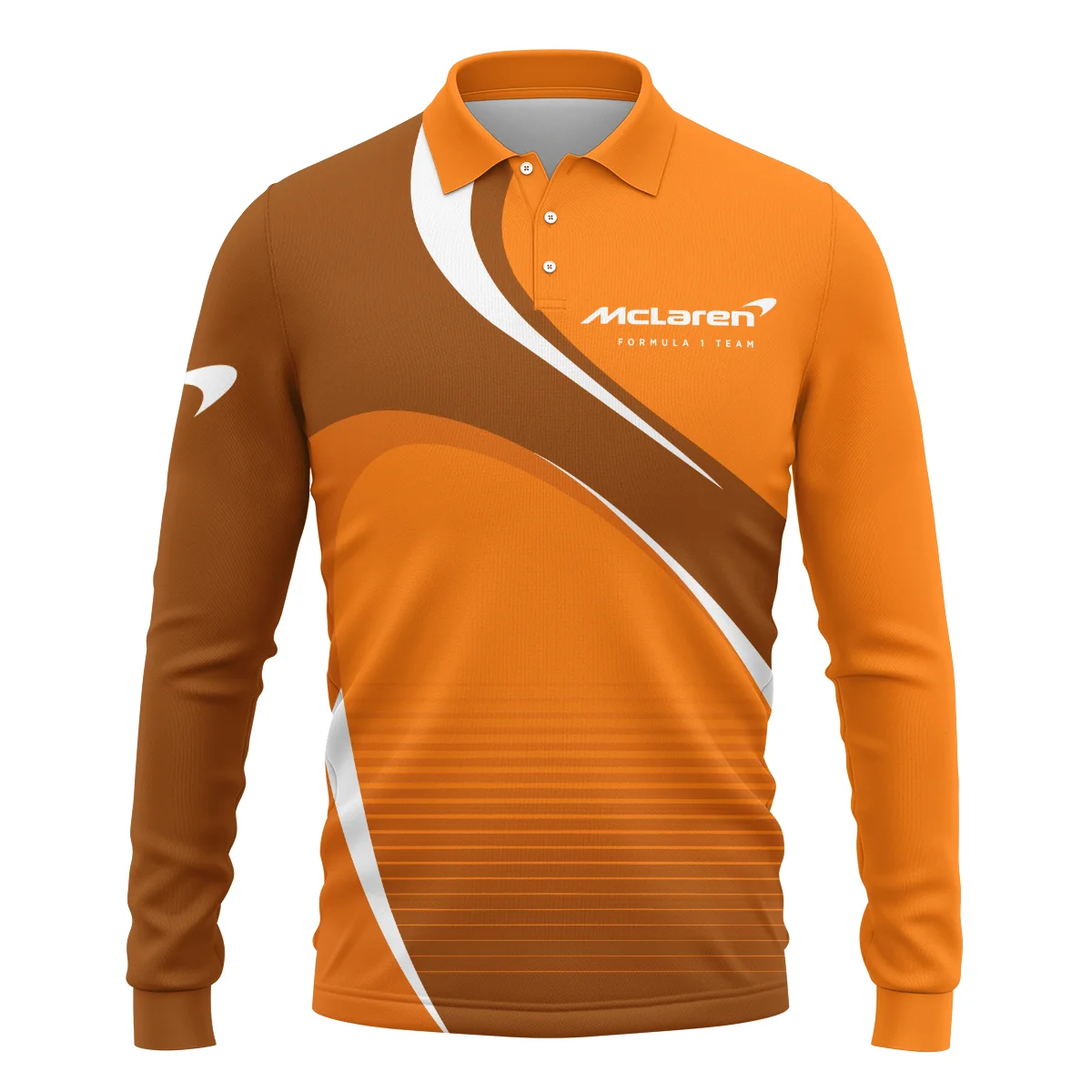 McLaren F1 Long Polo Shirt All Over Prints BLMCL9525A2LPL - Image 2