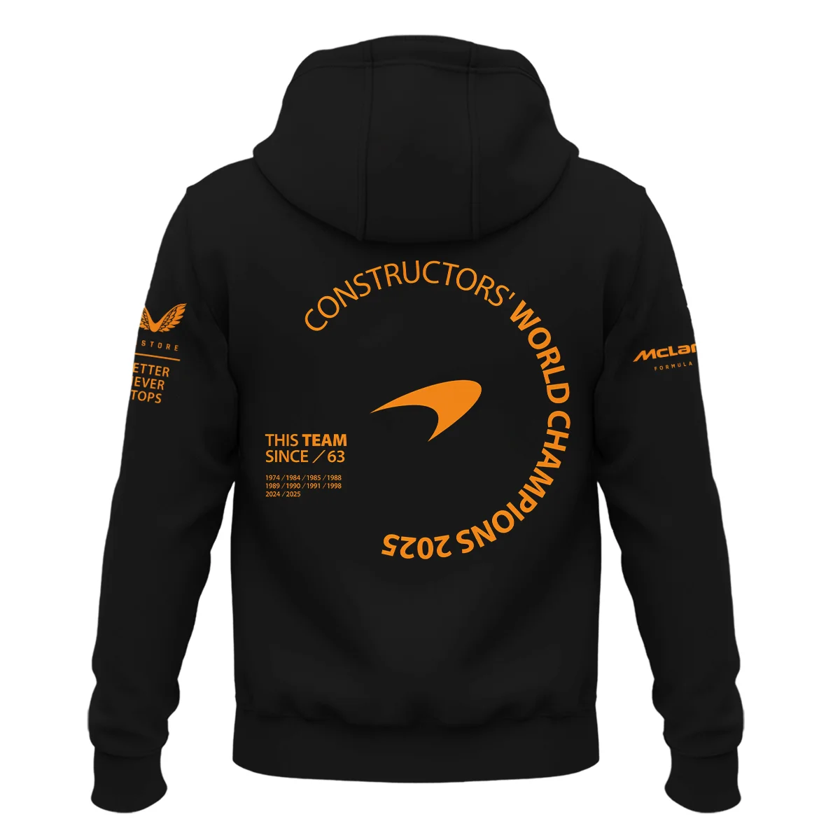 McLaren F1 Team 2025 Constructors' Champions Hoodie BLMCL51025A3HD - Image 3