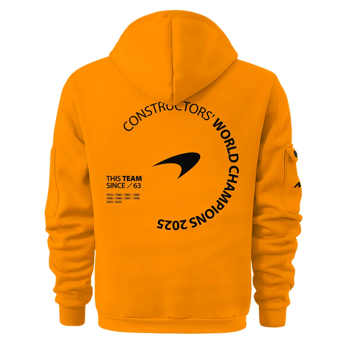 McLaren F1 Team 2025 Constructors' Champions Hoodie Half Zip BLMCL51025A2HDF - Image 3