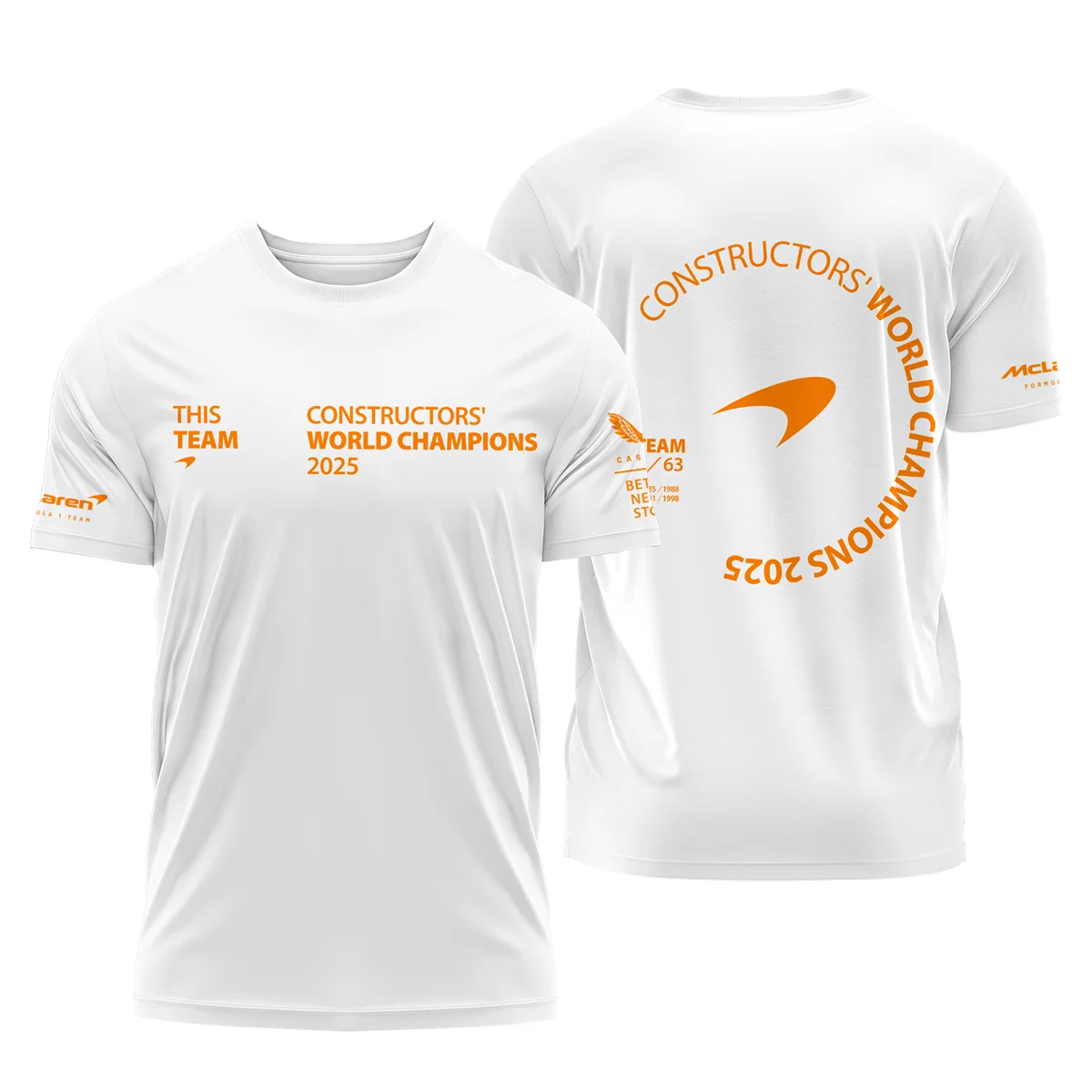 McLaren F1 Team 2025 Constructors' Champions T-Shirt BLMCL51025A4TS