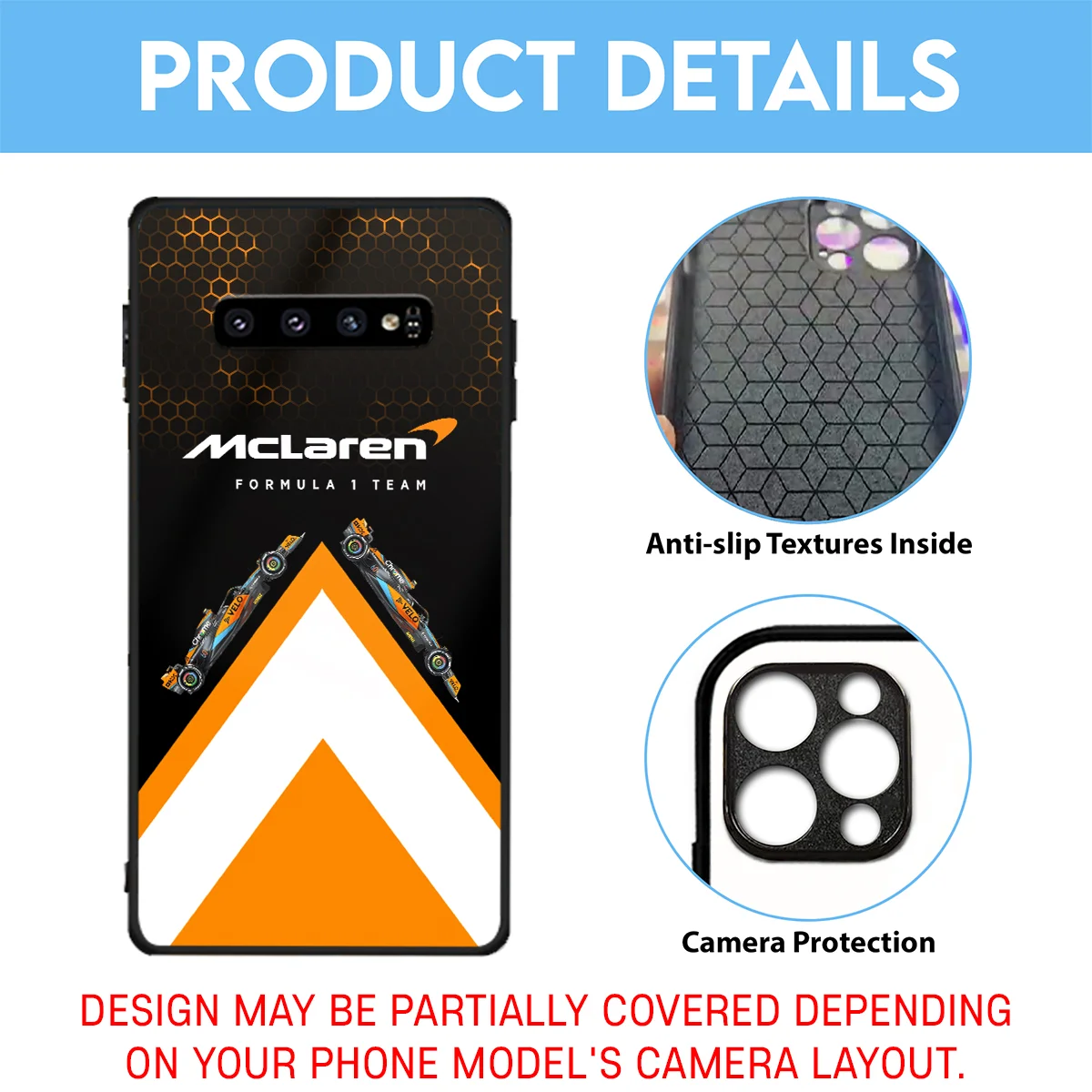 McLaren F1 Team Phone Case - Dustproof, Scratch & Shock Resistant - BLMCL2625A13 - Image 3