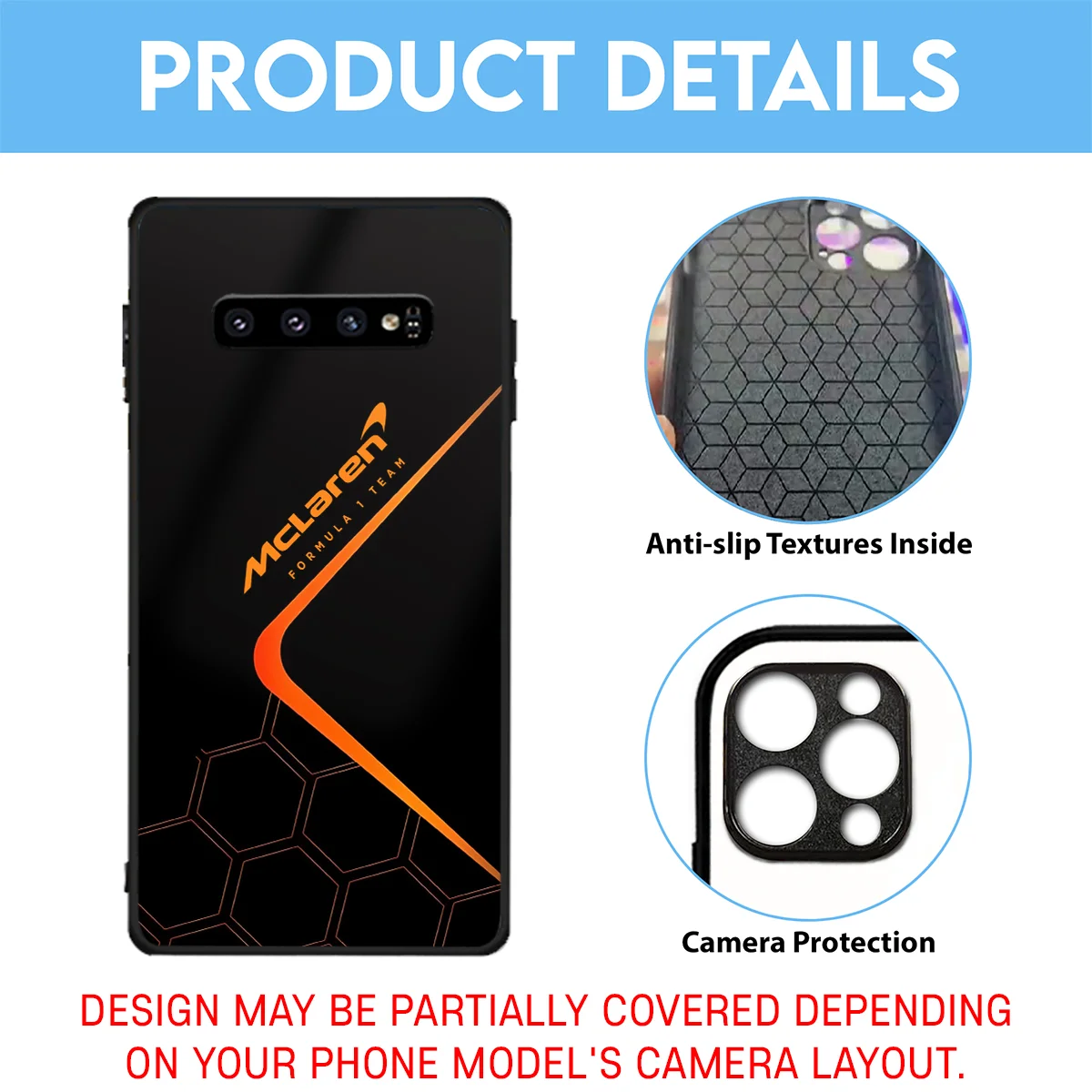 McLaren F1 Team Phone Case - Dustproof, Scratch & Shock Resistant - BLMCL2625A14 - Image 3