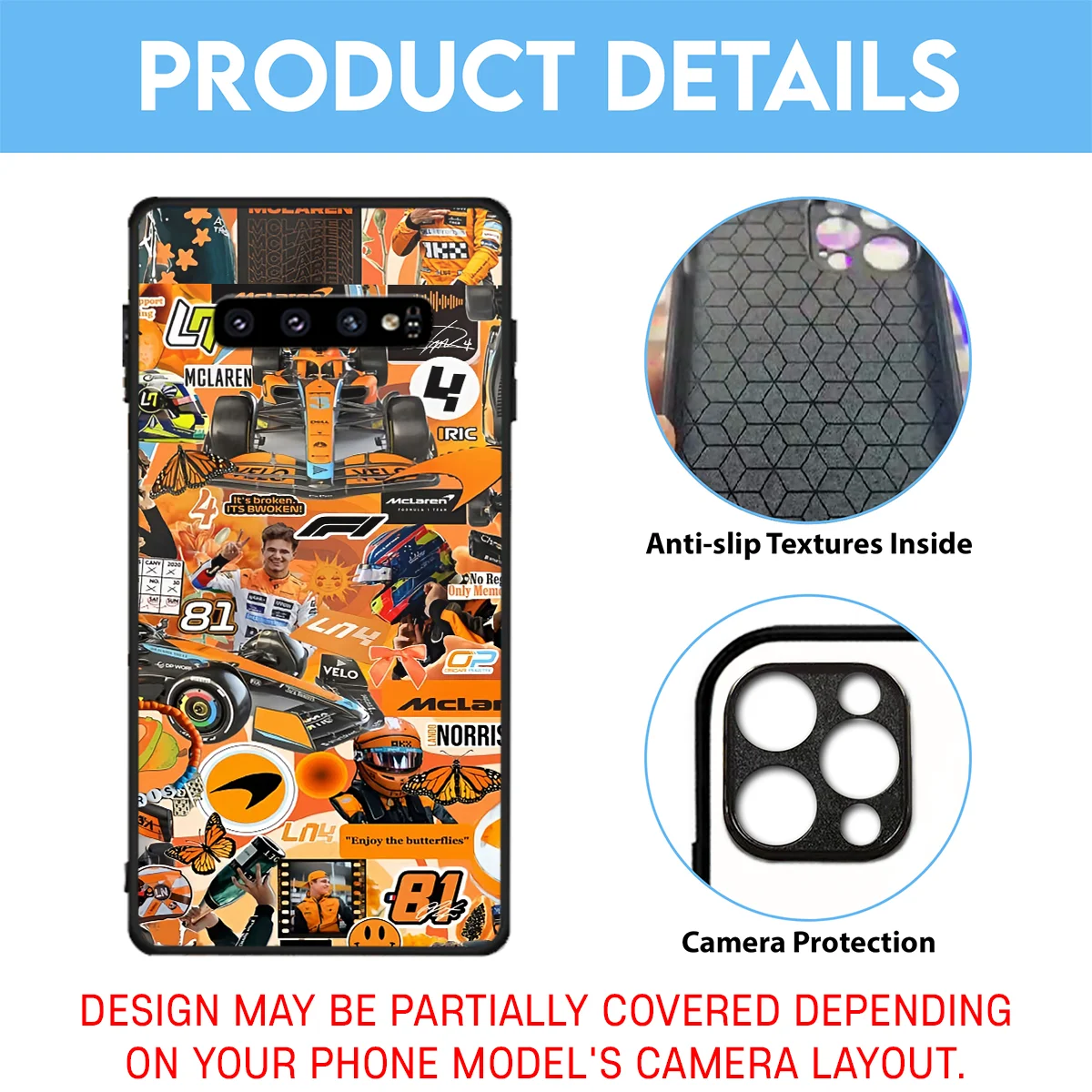 McLaren F1 Team Phone Case - Dustproof, Scratch & Shock Resistant - BLMCL2625A16 - Image 3