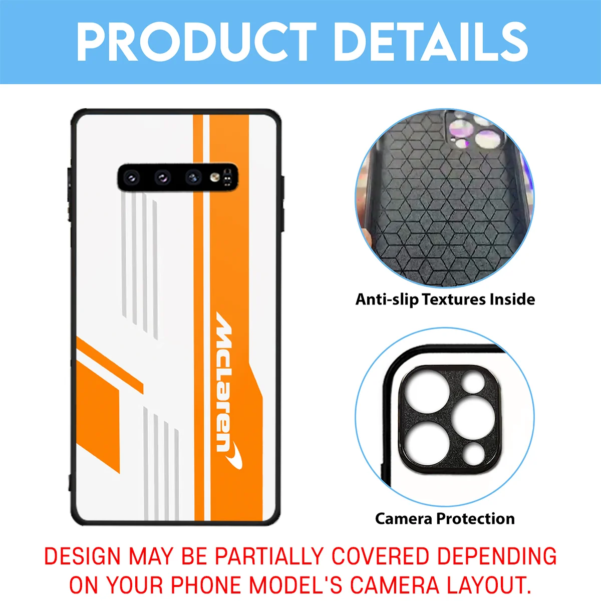 McLaren F1 Team Phone Case - Dustproof, Scratch & Shock Resistant - BLMCL2625A6 - Image 3