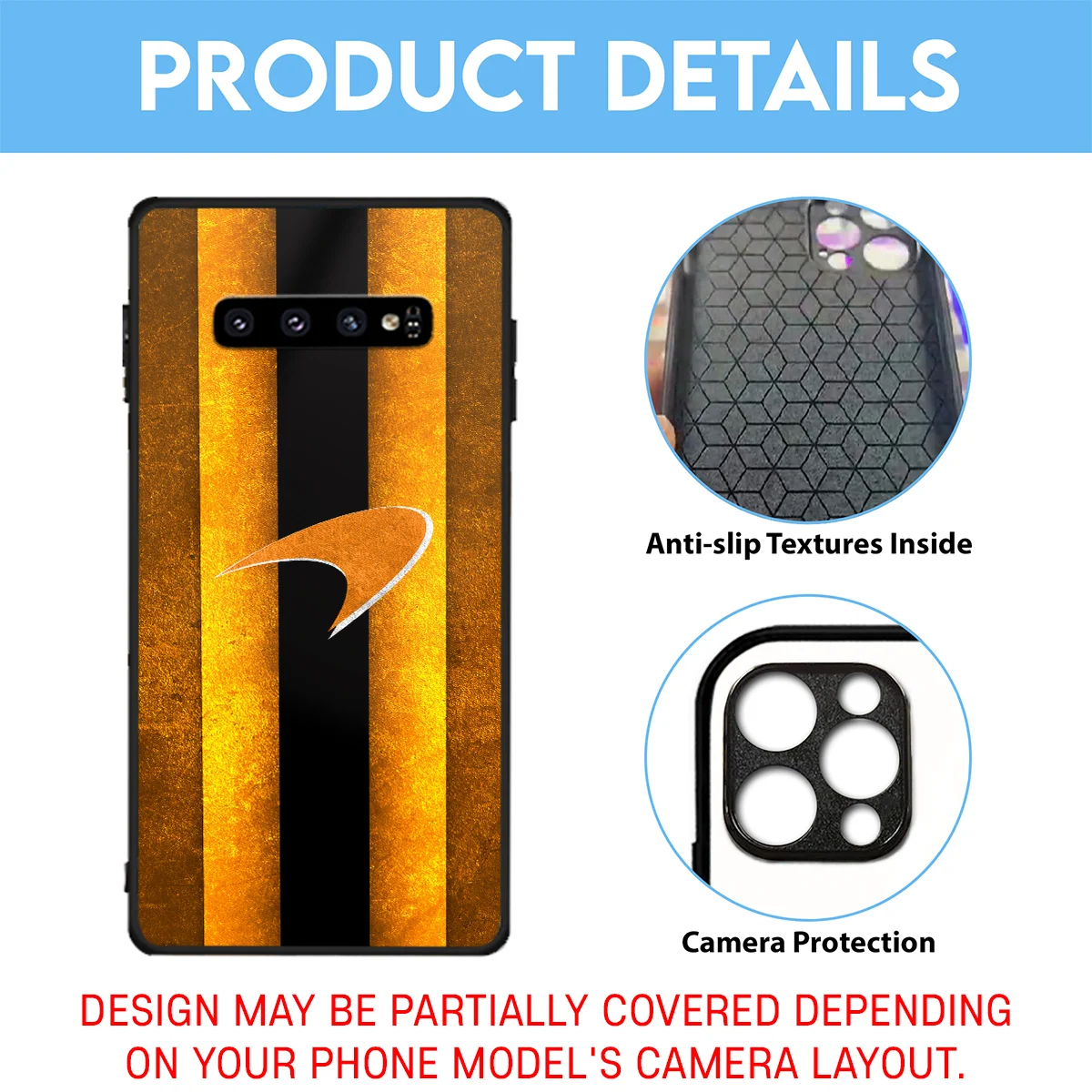 McLaren F1 Team Phone Case - Dustproof, Scratch & Shock Resistant - BLMCL2625A7 - Image 3