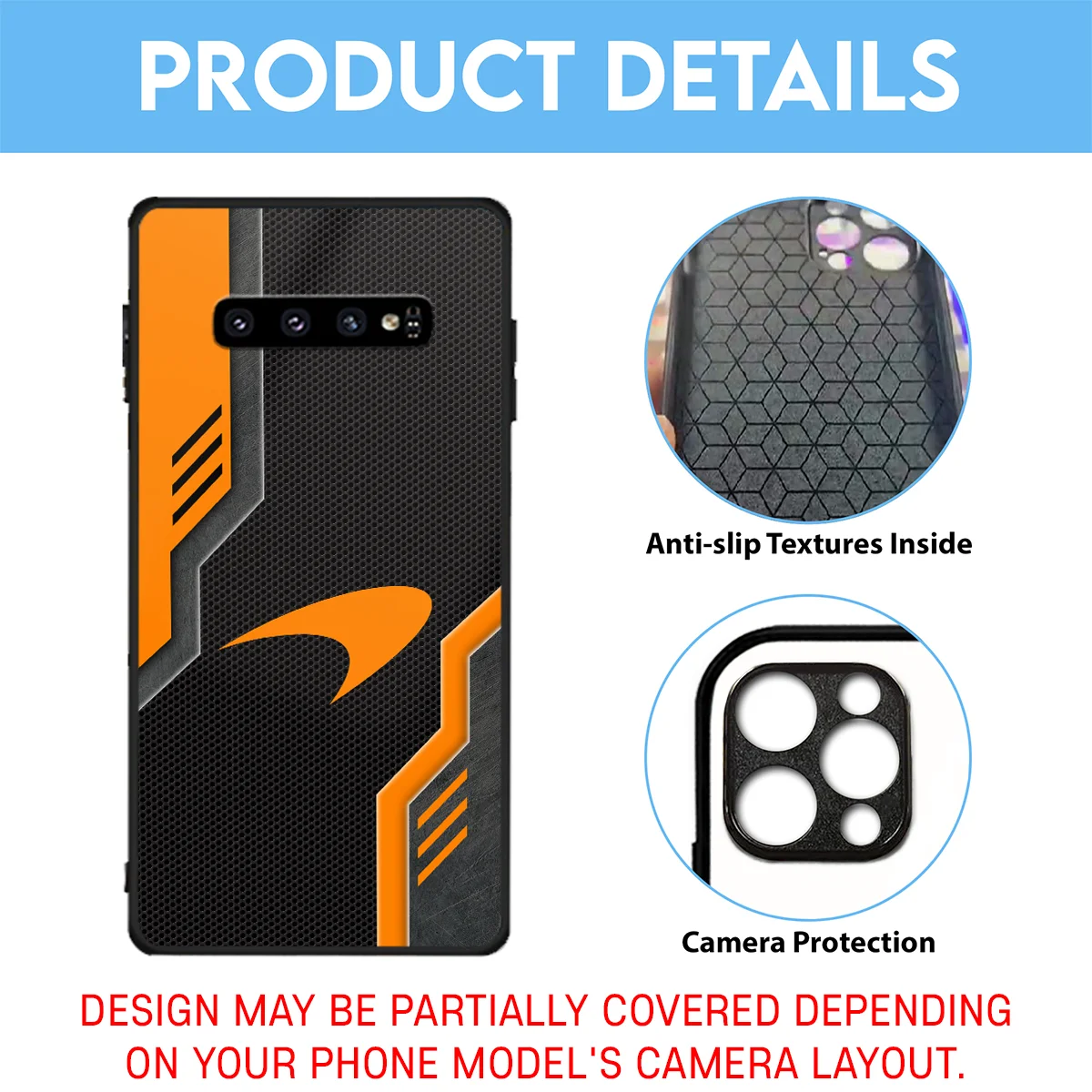 McLaren F1 Team Phone Case - Dustproof, Scratch & Shock Resistant - BLMCL2625A8 - Image 3