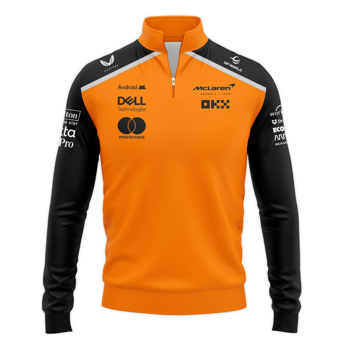 McLaren Formula One Logo Quarter-Zip Sweatshirt BLF1290325A5MCLQZS - Image 2